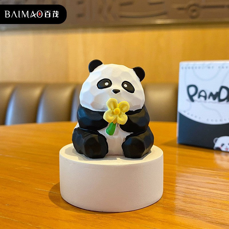 Panda Scholar Desktop Ornament - Panda Design 10