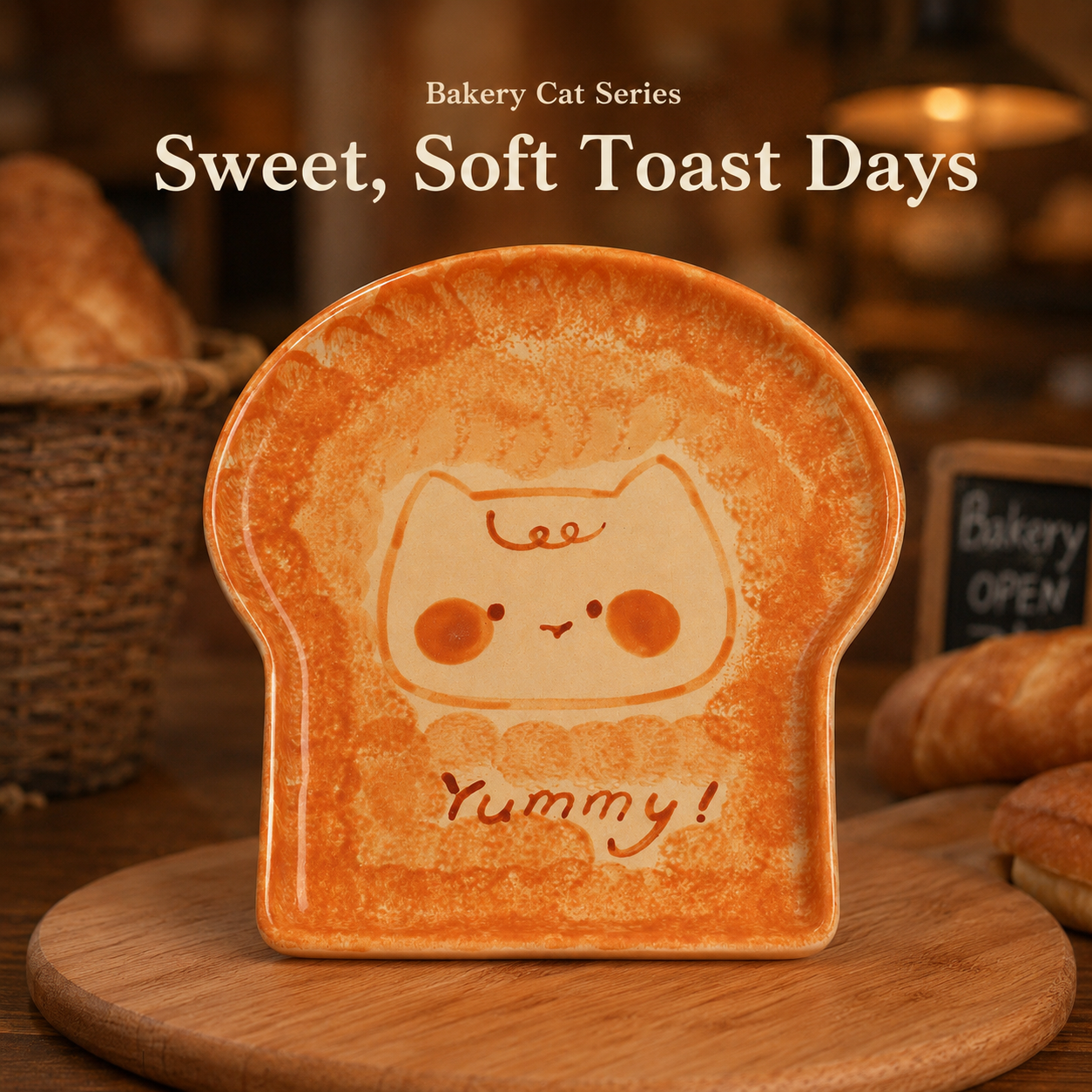 Mao Mao Bei Soft Bakery Ceramic Trays
