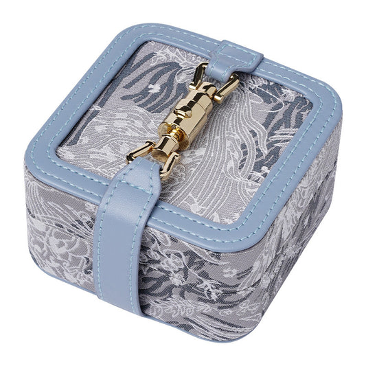 Jacquard Portable Jewelry Case - Jacquard Blue