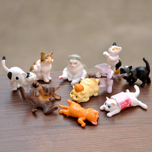 Healing Cat Family Figurines - Healing Cat Figurine