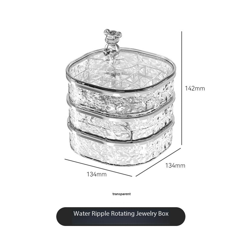 Water Ripple Rotating Jewelry Box