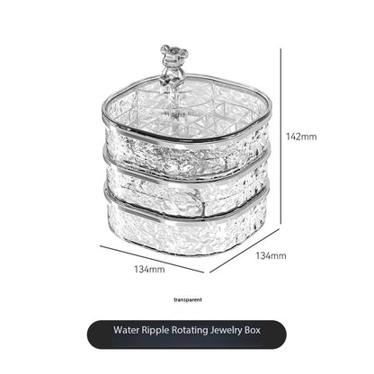 Water Ripple Rotating Jewelry Box