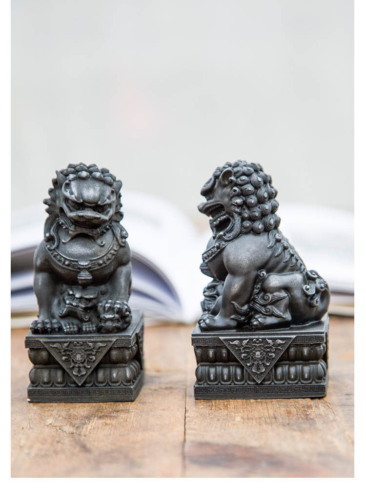 Tea Table Guardian Stone Lion - 13.5 cm - Lion - Classic Stone