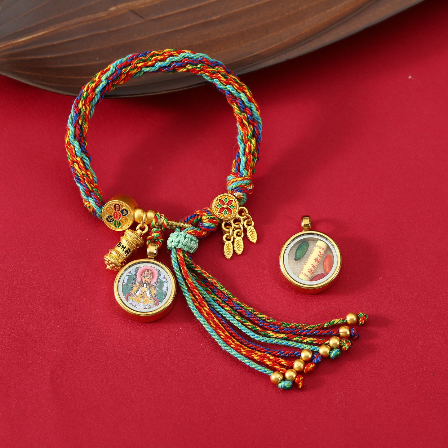 Thangka Gau Box Bracelet - Fifth Master · Design 10