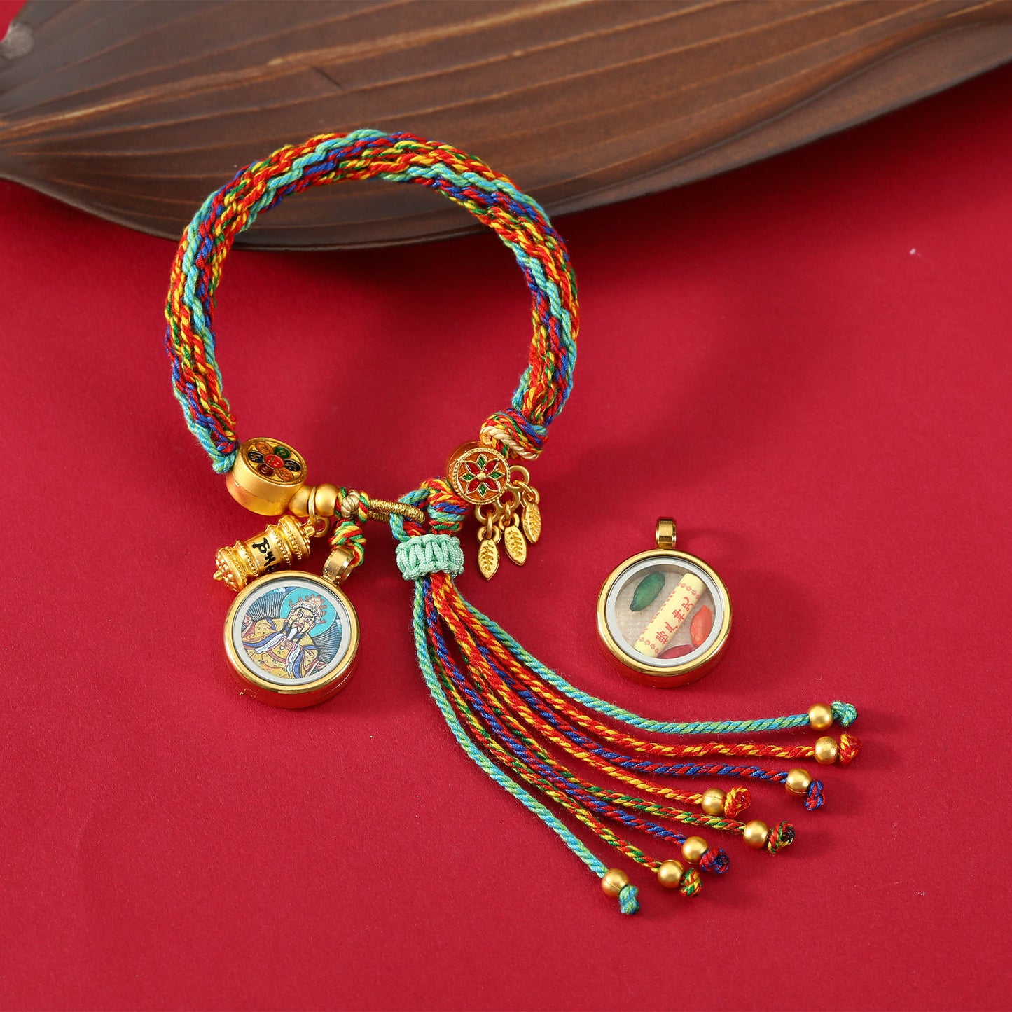 Thangka Gau Box Bracelet - Fifth Master · Design 08