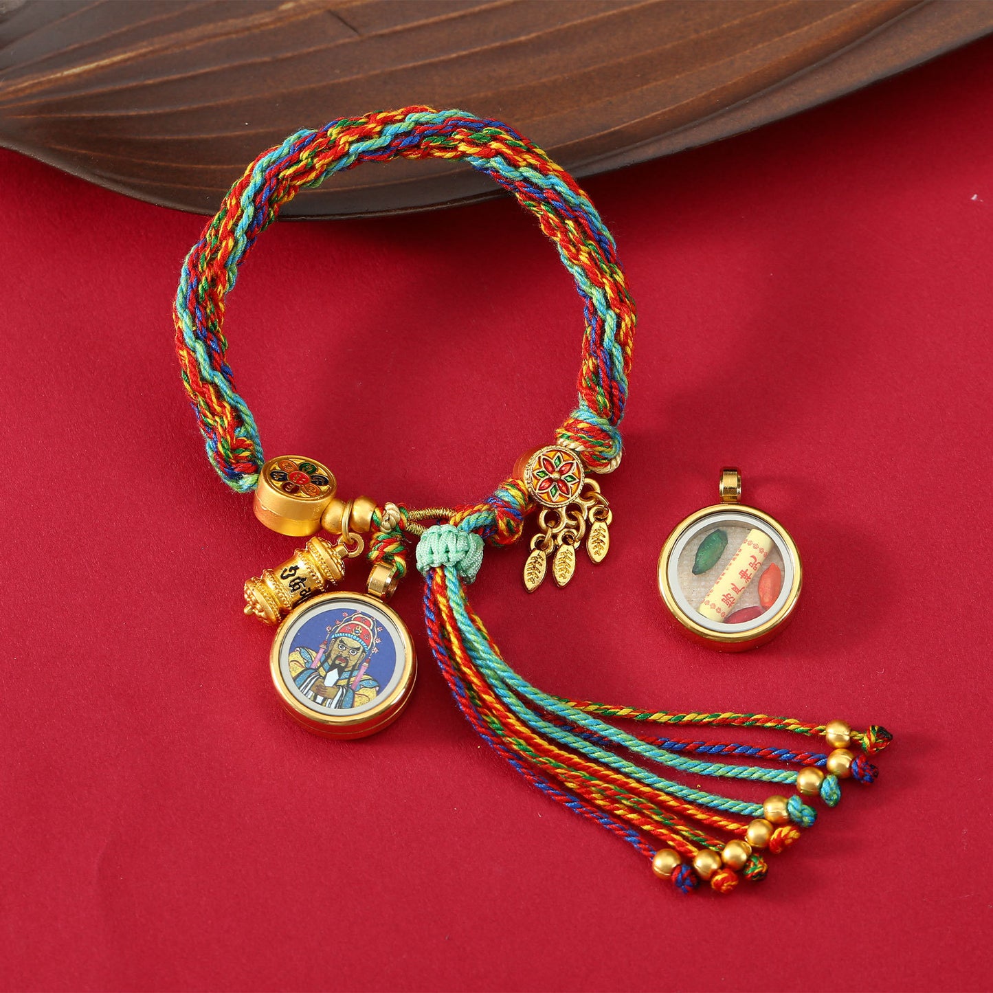 Thangka Gau Box Bracelet - Fifth Master · Design 07