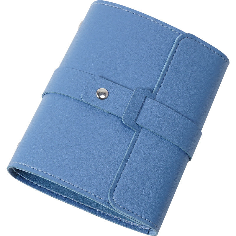 Travel Jewelry Organizer Book - Blue