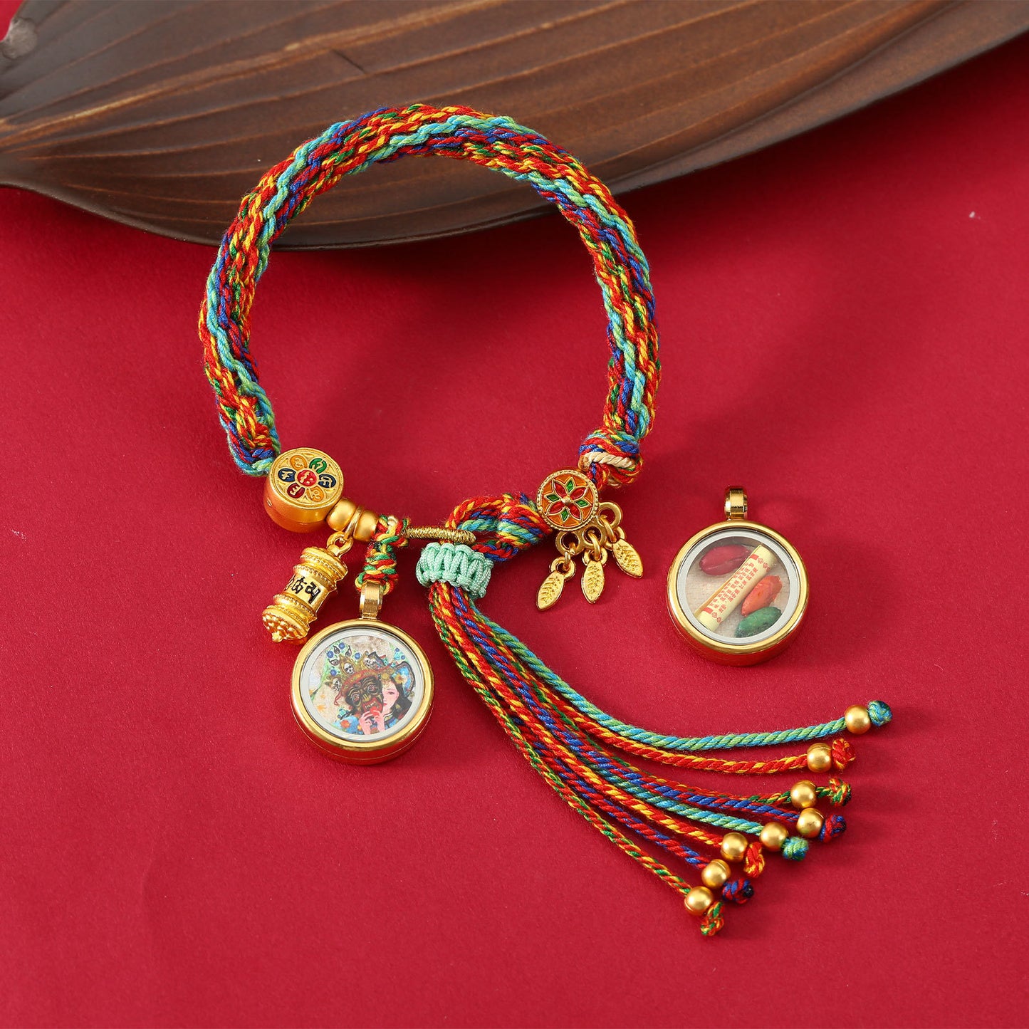 Thangka Gau Box Bracelet - Past and Present Lives · Design 02