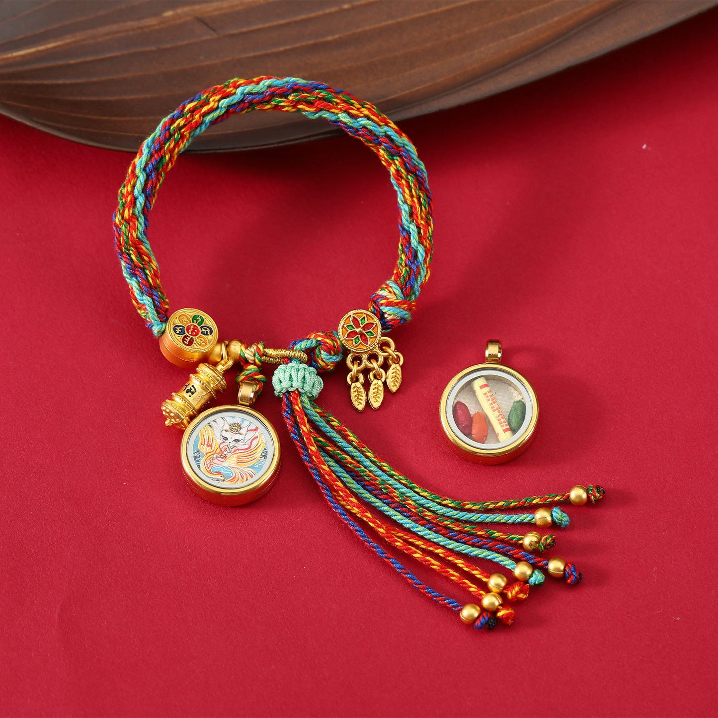 Thangka Gau Box Bracelet - Fox Fairy · Design 03