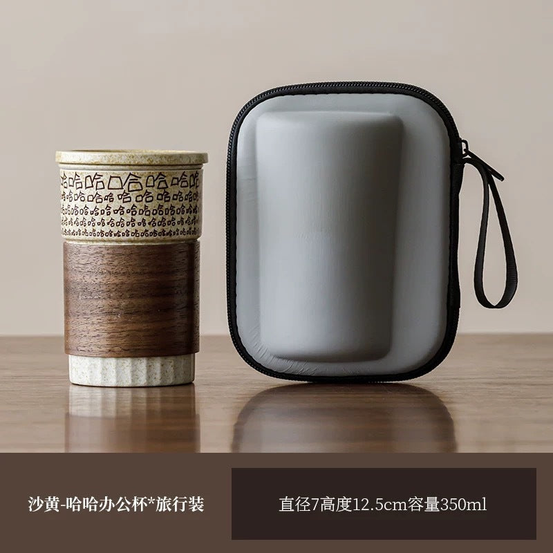 Heritage Portable Tea Cup Collection - Aha · Cup + Travel Bag