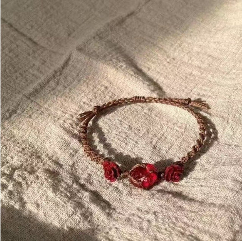 Monet Garden Woven Bracelet - Rose's Secret