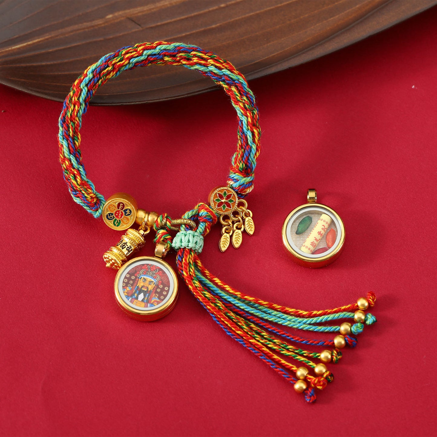 Thangka Gau Box Bracelet - Fifth Master · Design 01