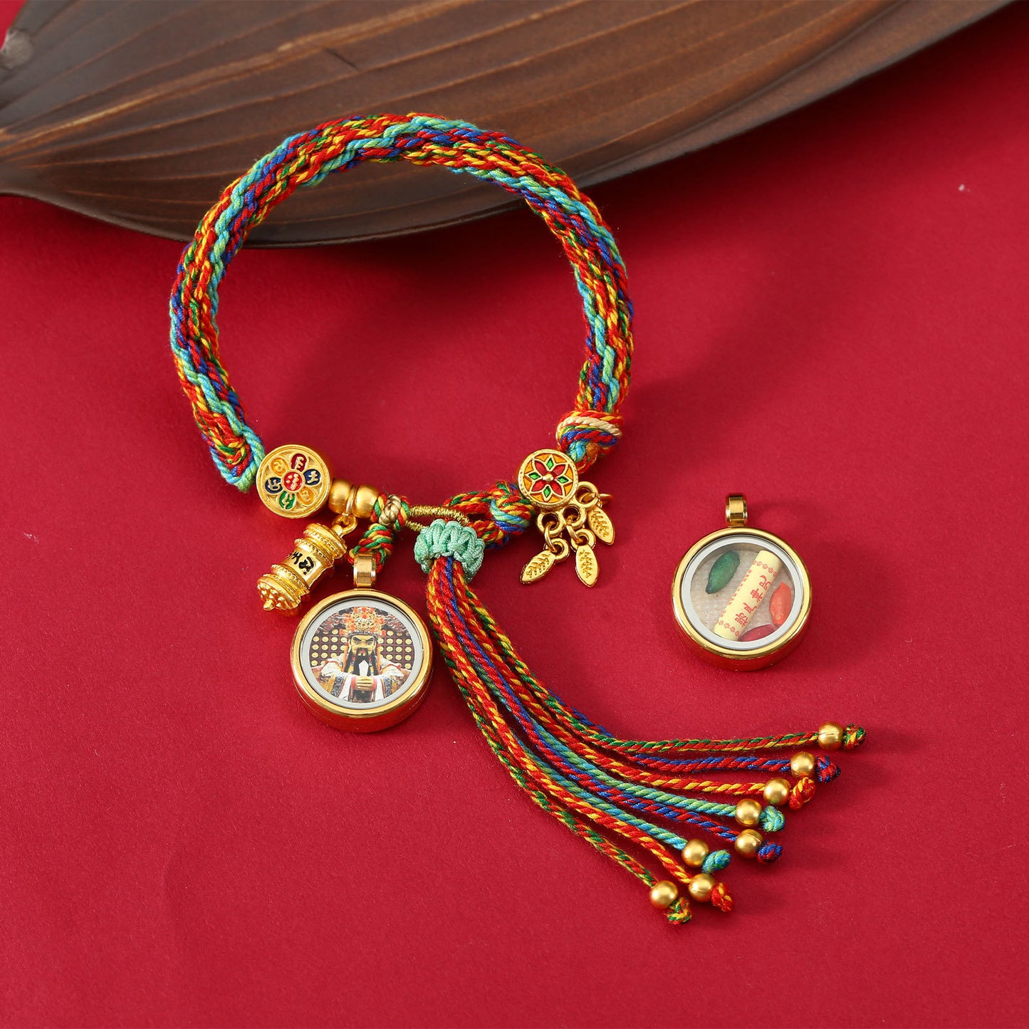 Thangka Gau Box Bracelet - Fifth Master · Design 09