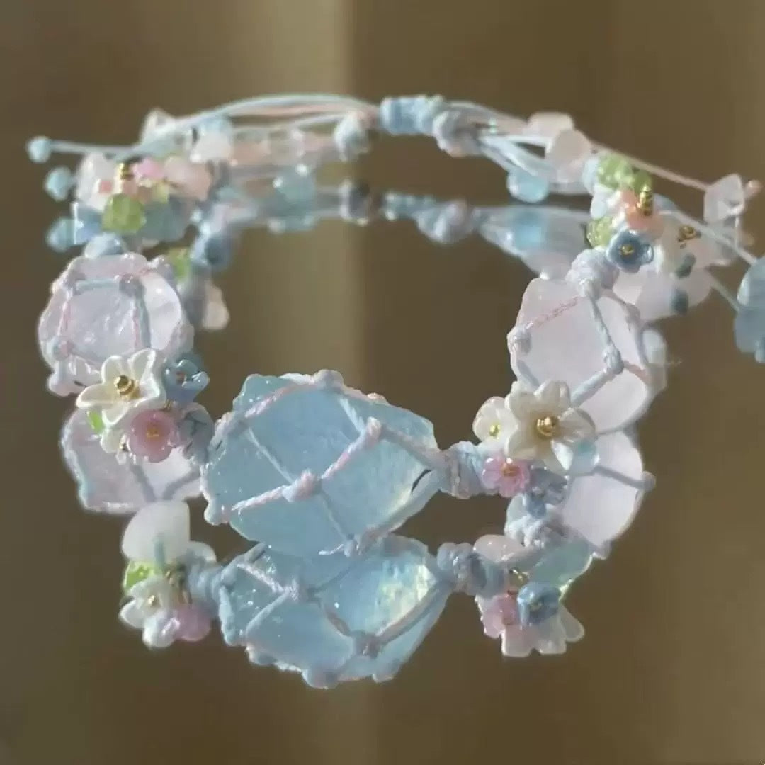 Monet Garden Woven Bracelet - Little Wish