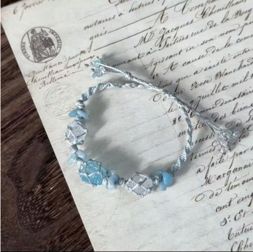 Monet Garden Woven Bracelet - Sky Realm