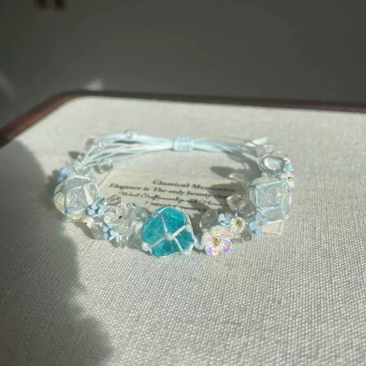 Monet Garden Woven Bracelet - Semporna Lake