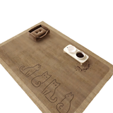 Pet supplies-Cat scratch and tear-resistant pet floor mat