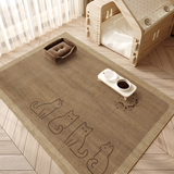 Pet supplies-Cat scratch and tear-resistant pet floor mat
