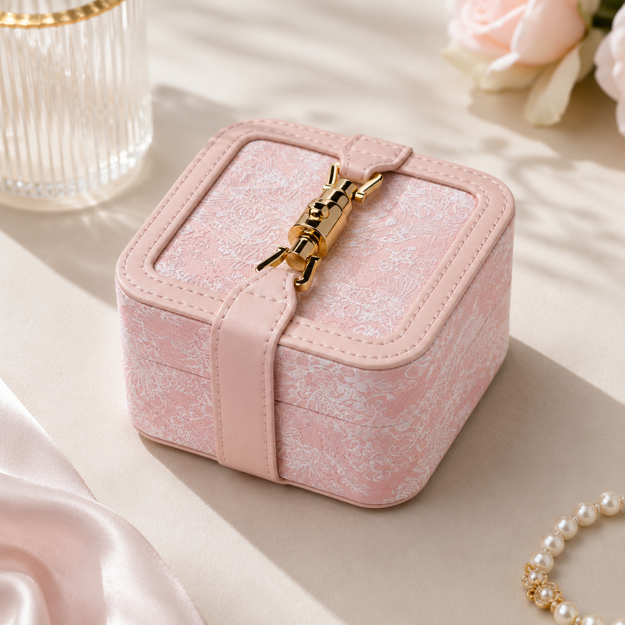Jacquard Compact Jewelry Box
