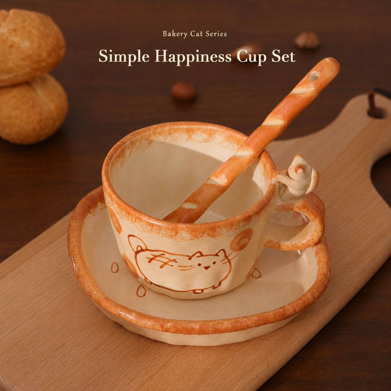 Mao Mao Bei Soft Bakery Ceramic Tableware Sets