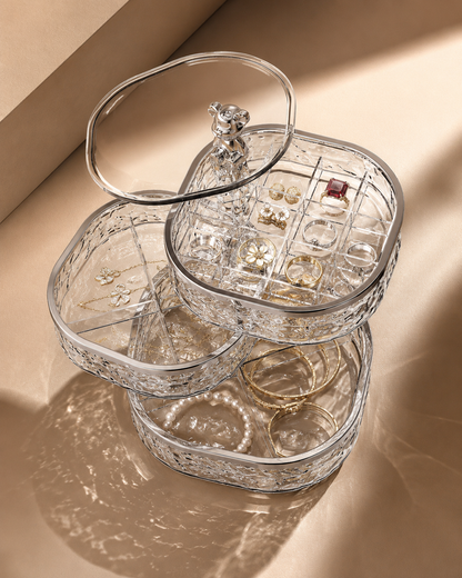 Water Ripple Rotating Jewelry Box