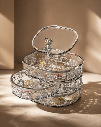 Water Ripple Rotating Jewelry Box