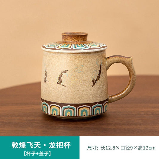 Dunhuang Tea Infuser Mug Collection - Dragon · Cup + Lid · Standard Package