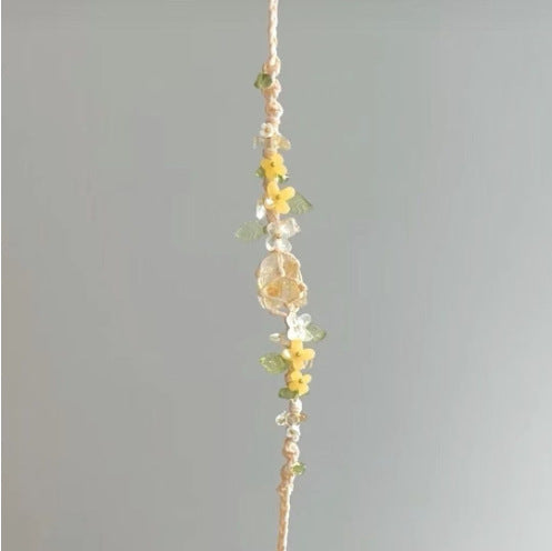 Monet Garden Woven Bracelet - Jasmine Tea