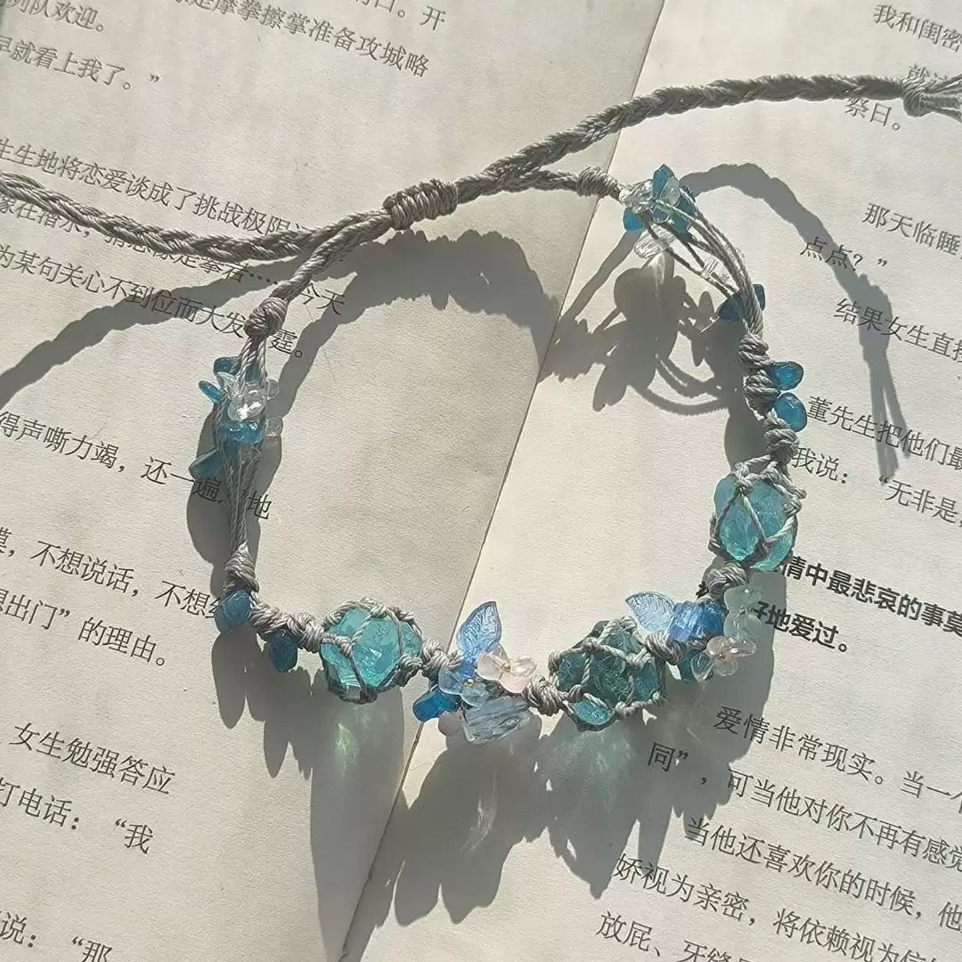 Monet Garden Woven Bracelet - Lake Baikal