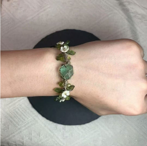 Monet Garden Woven Bracelet - Midsummer Story