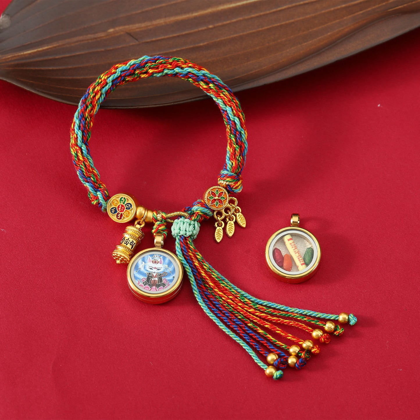 Thangka Gau Box Bracelet - Fox Fairy · Design 06