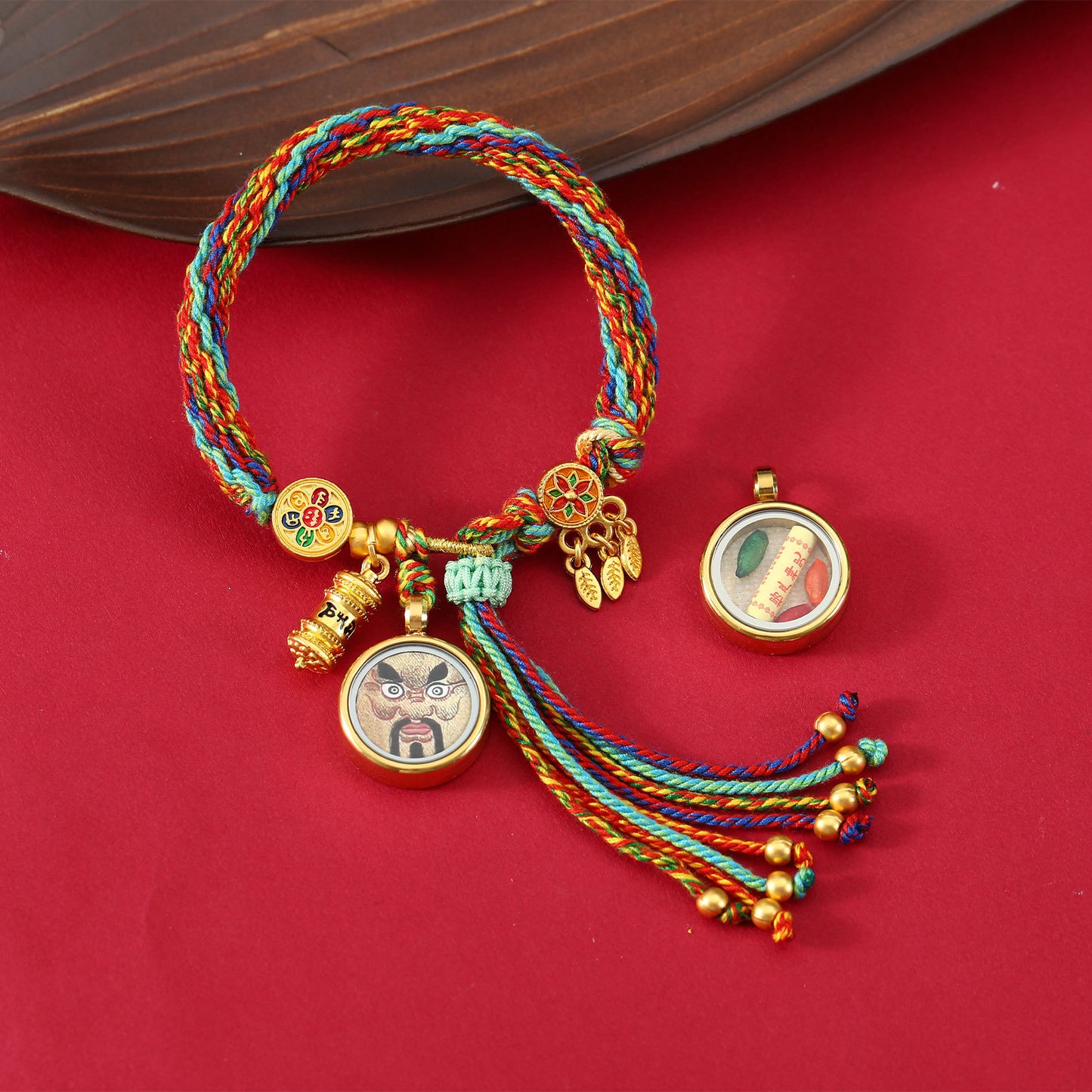 Thangka Gau Box Bracelet - Fifth Master · Design 06