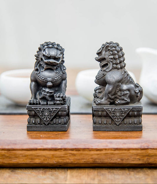 Tea Table Guardian Stone Lion - 8.5 cm - Lion - Classic Stone