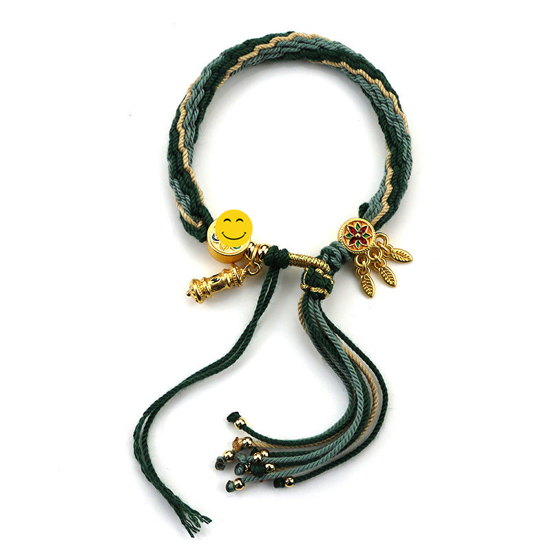 Thangka Gau Box Bracelet - Green · Tibetan Reincarnation Bracelet