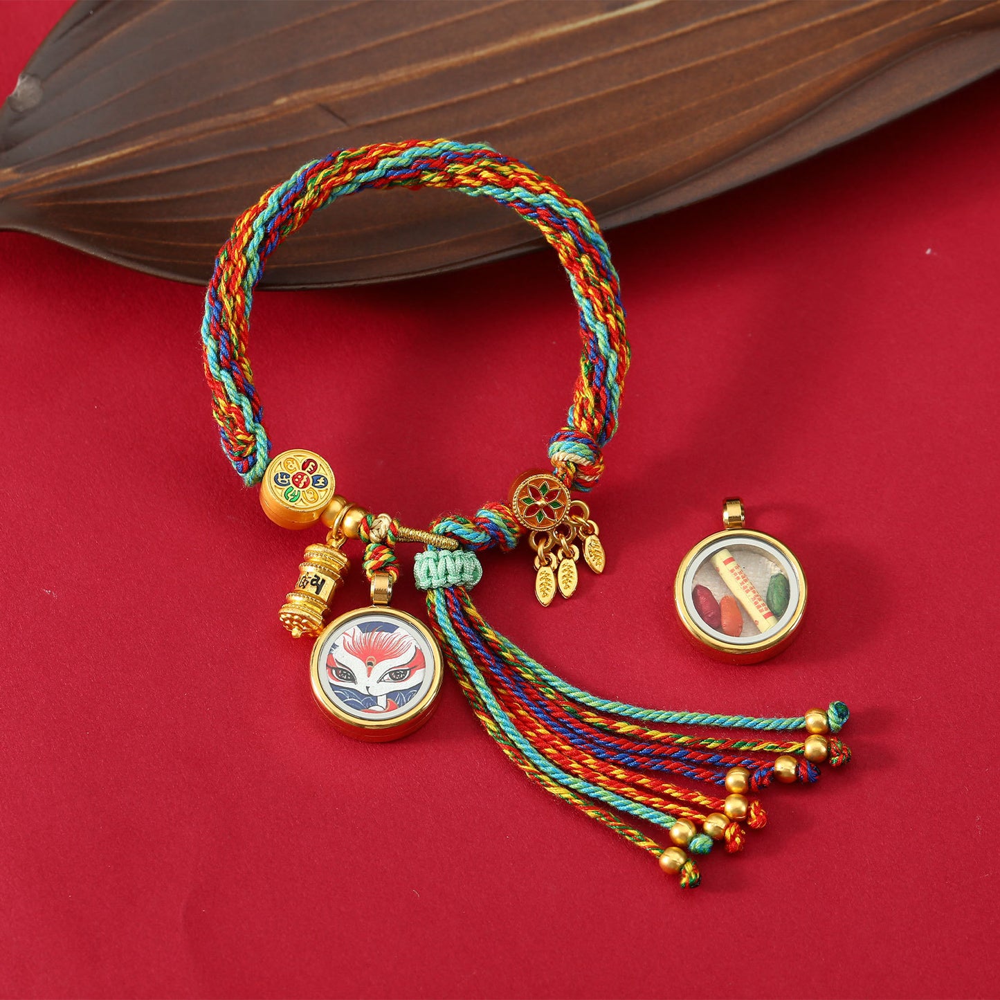 Thangka Gau Box Bracelet - Fox Fairy · Design 07