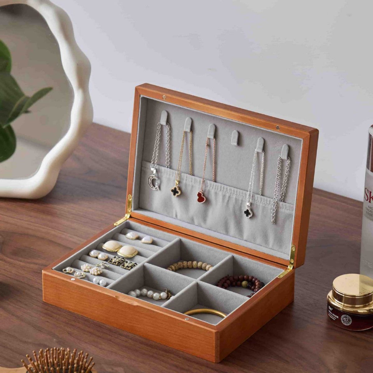 Solid Wood Jewelry Box