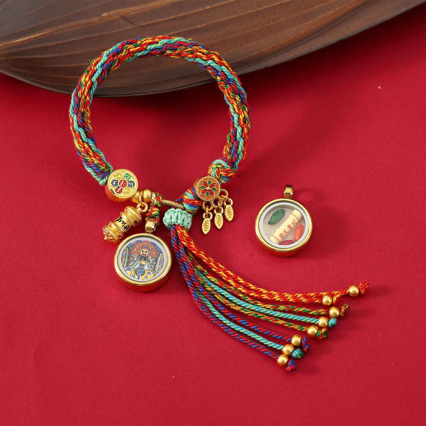 Thangka Gau Box Bracelet - Fifth Master · Design 04
