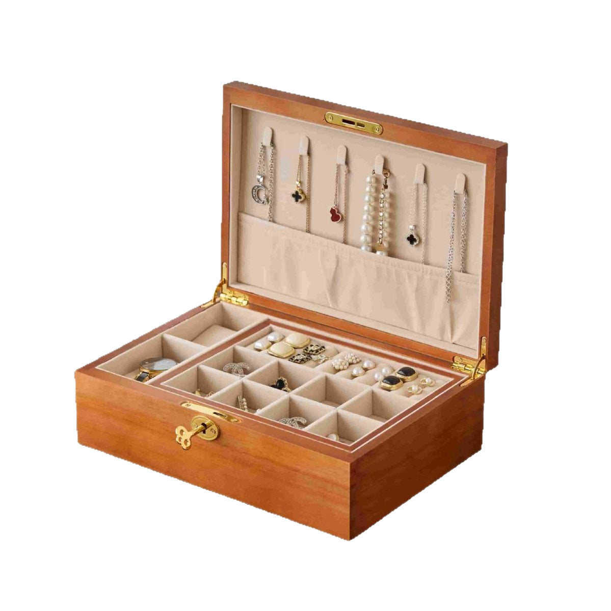 Solid Wood Jewelry Box