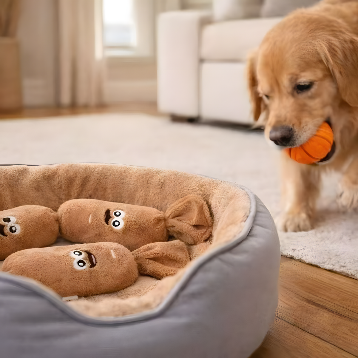Pet toys - Simulation sausage sound toy