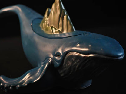 Star Whale Ceramic Diffuser Vessel - Blue