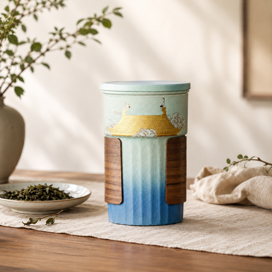 Palace Crane Hand Tea Cup