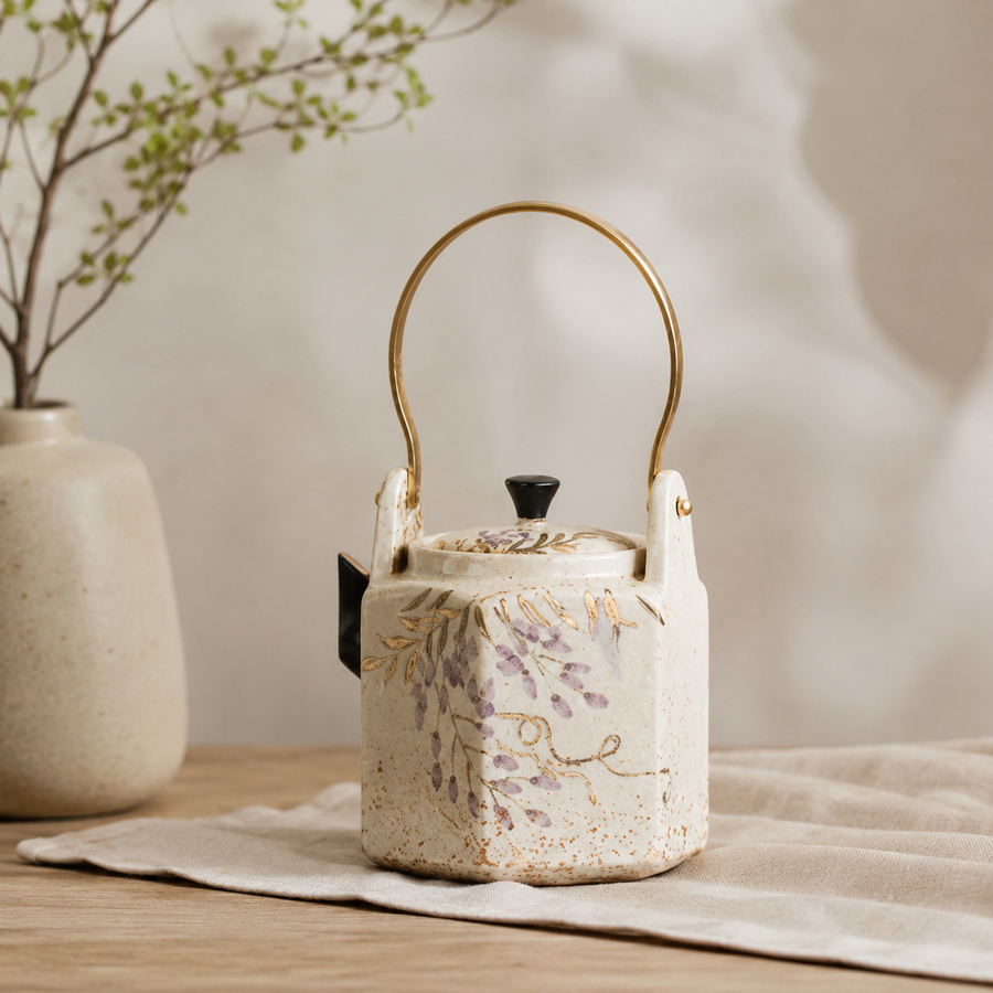 Hex Handle Teapot Gift Box
